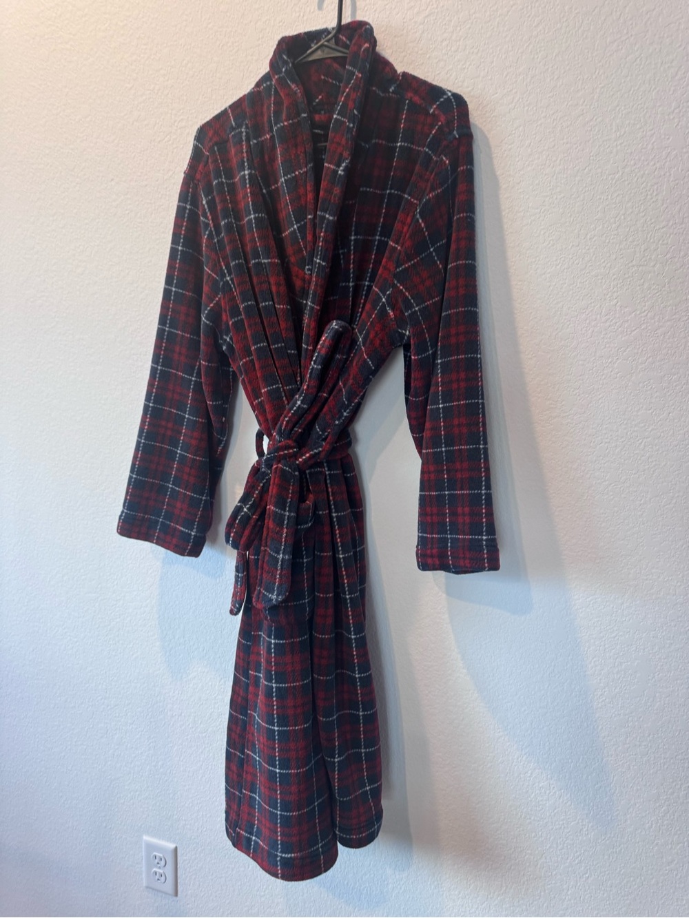 Plaid Fleece Robe - Tommy Hilfiger